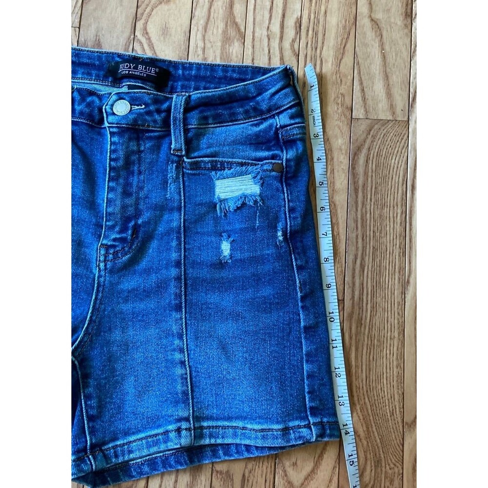 Judy blue shorts Judy blue jeans denim Jean Shorts womens small 2 - 4 stretchy - Picture 7 of 7
